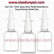 Burun Spreyli Plastik Şişe Kod: 416 50ml.